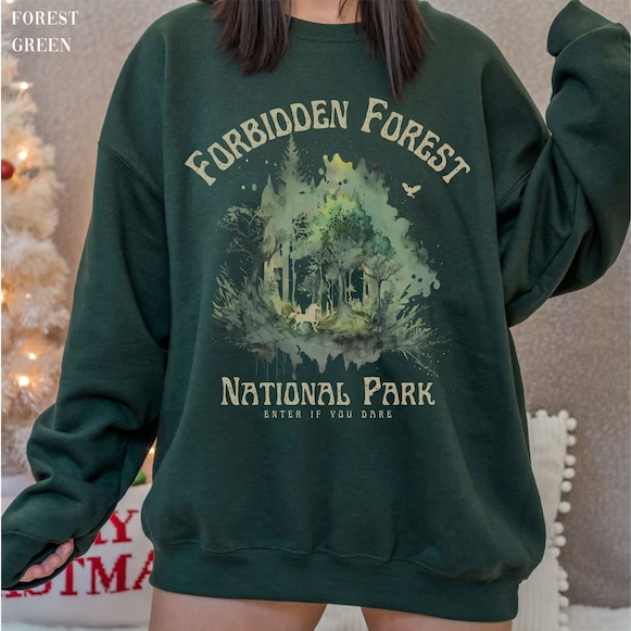 Forbidden Forest Wizard Sweatshirt National Park Sweatshirt