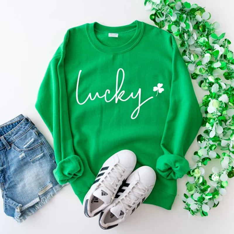 St. Patricks day sweatshirt Shamrock Top