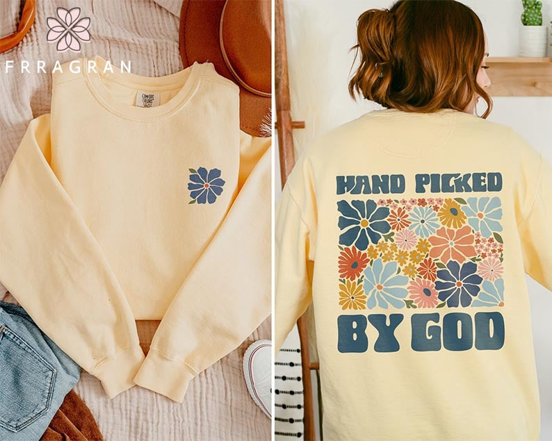 Flower Bible Verse Trendy Sweatshirt