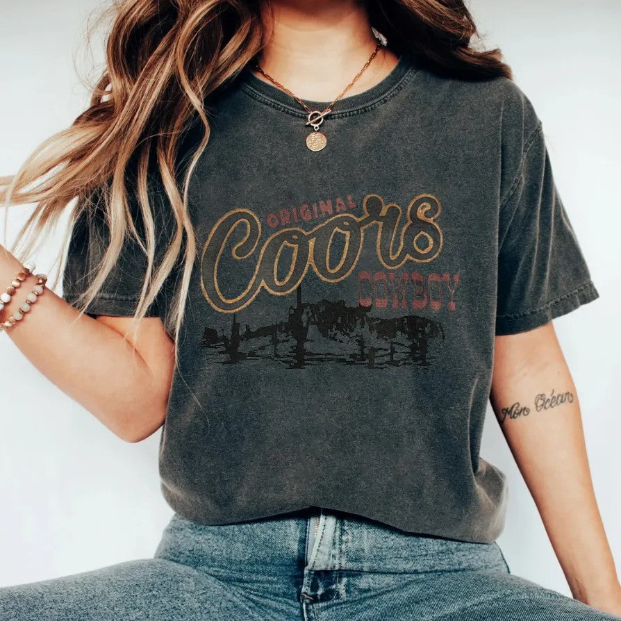 Orignal Coors Cowboy T-shirt