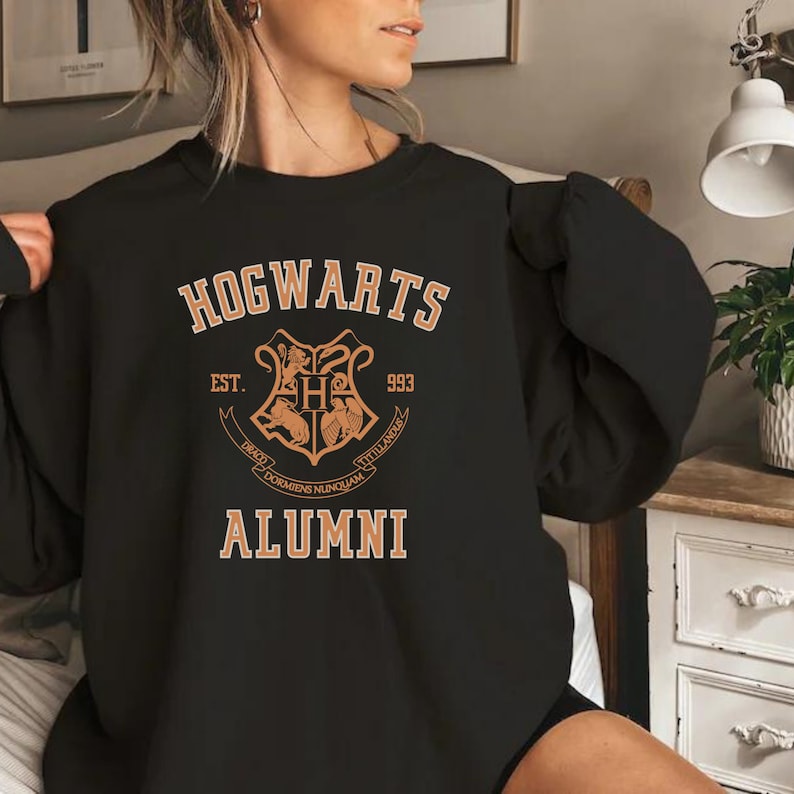 Hogwarts Funny Magic Wand Sweatshirt