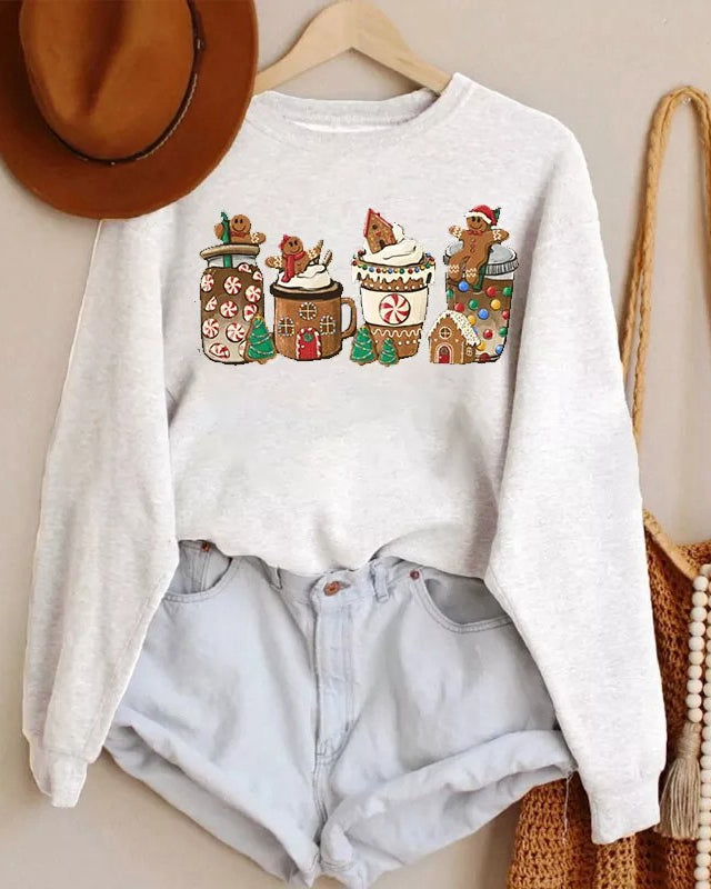 Gingerbread Christmas Coffee Sweatshirt