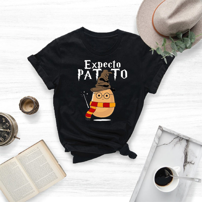 Hogwarts School Cute Print T-shirt