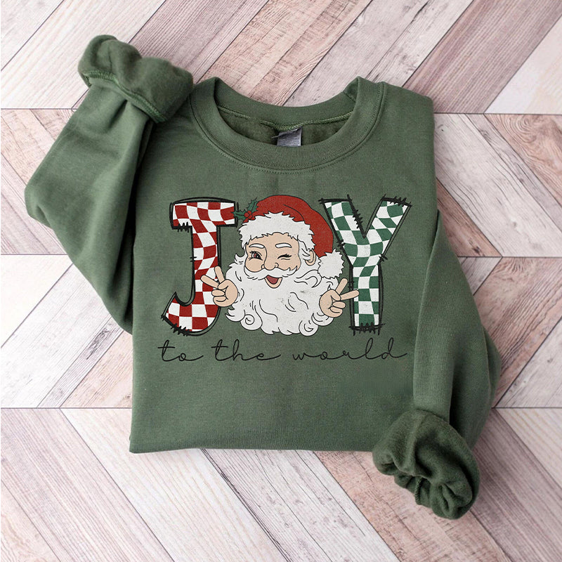 Retro Christmas Santa Claus Funny Sweatshirt