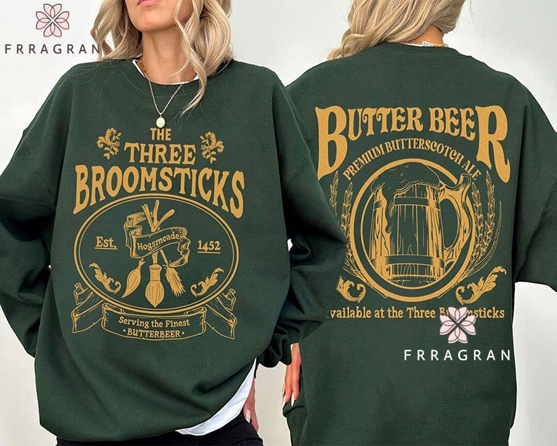 Magic School Broomstick Wizard Sweatshirt