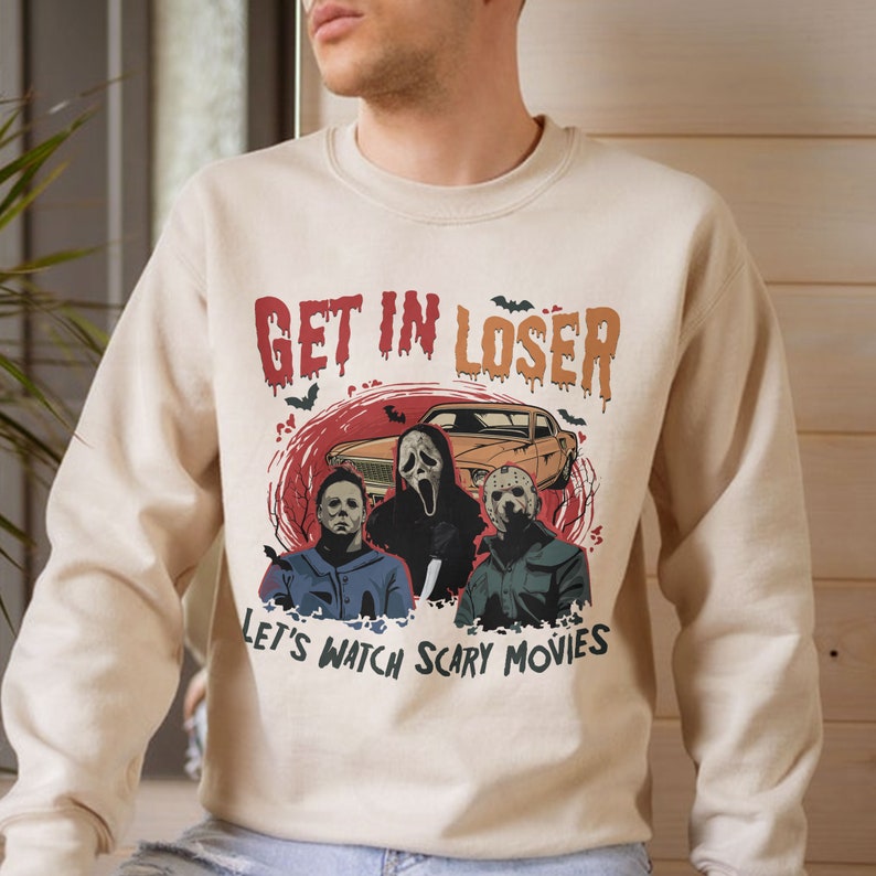 Let's Watch Scary Movies Sweatshirt