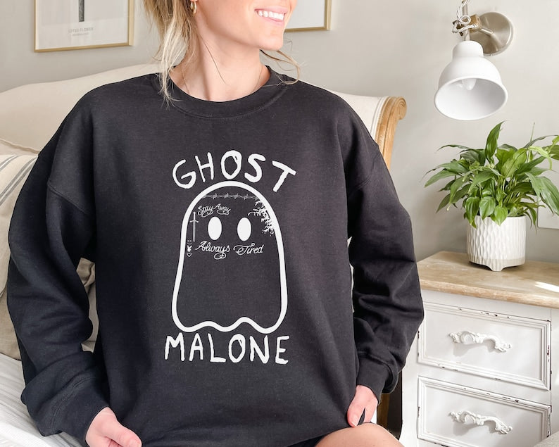 Halloween Ghost Malone Sweatshirt