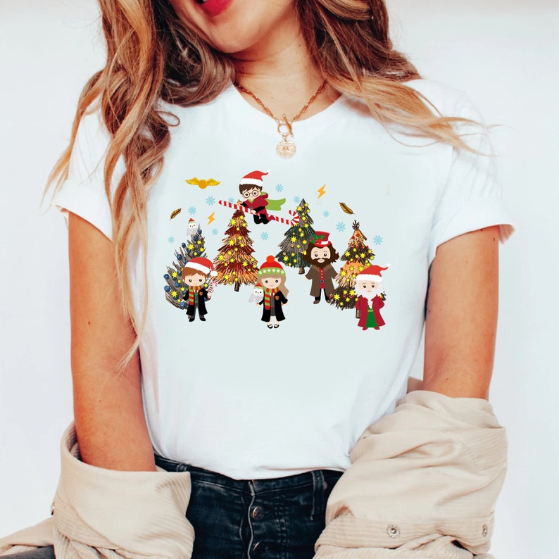 HP Wizard Houses Christmas T-shirt