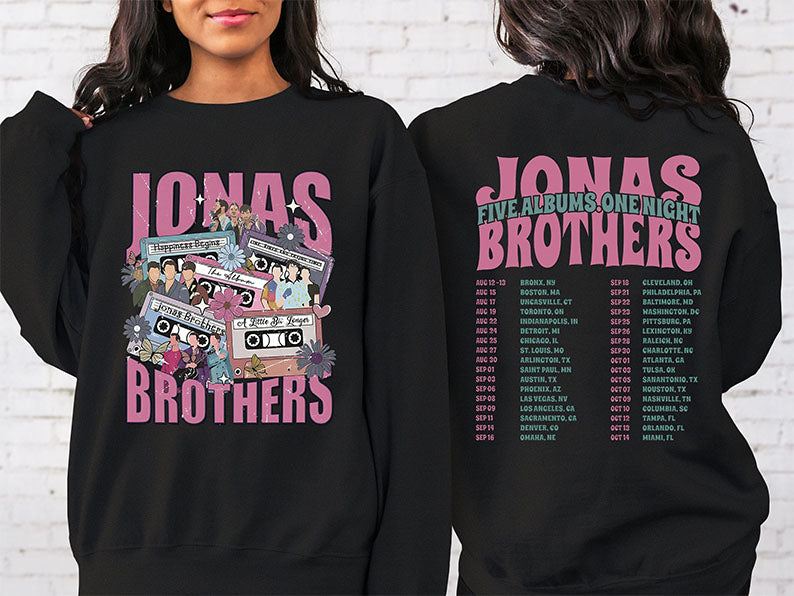 Jonas Concert Double Sided Print Sweatshirt