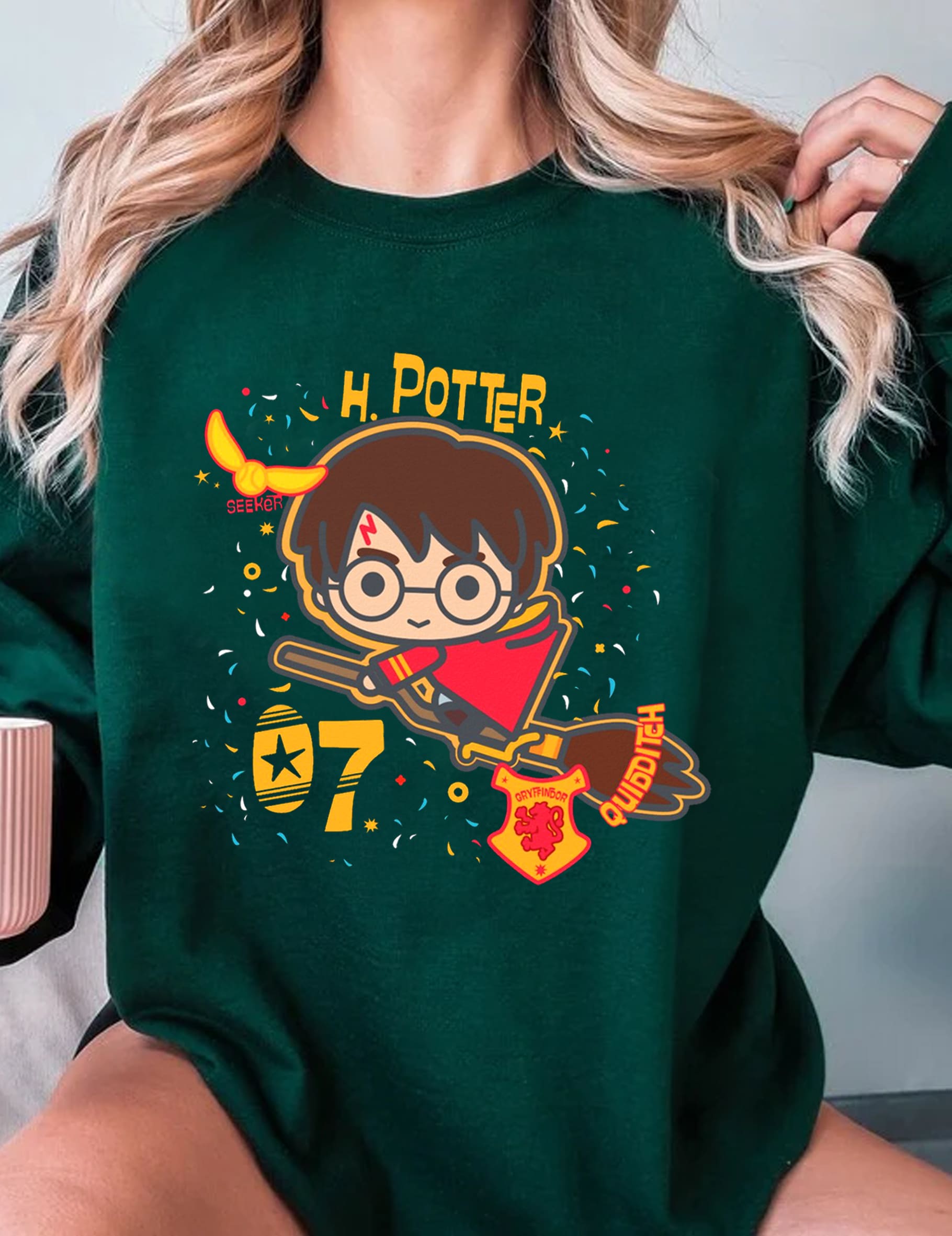 Magic Wizard School Book Lover Sweatshirt