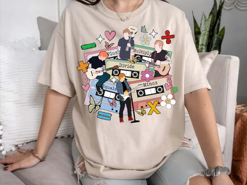 Retro Ed Sheeran 2023 Cassettes T-shirt