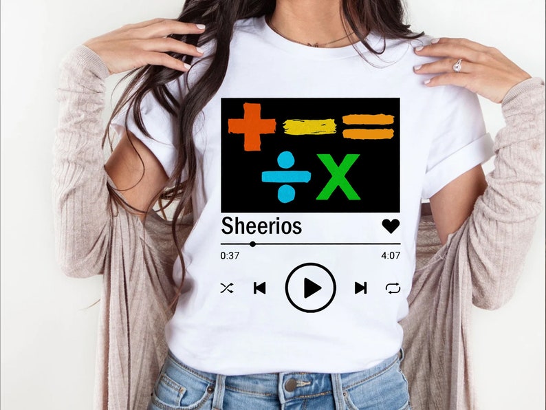 Ed Sheeran 2023 Music Concert T-shirt