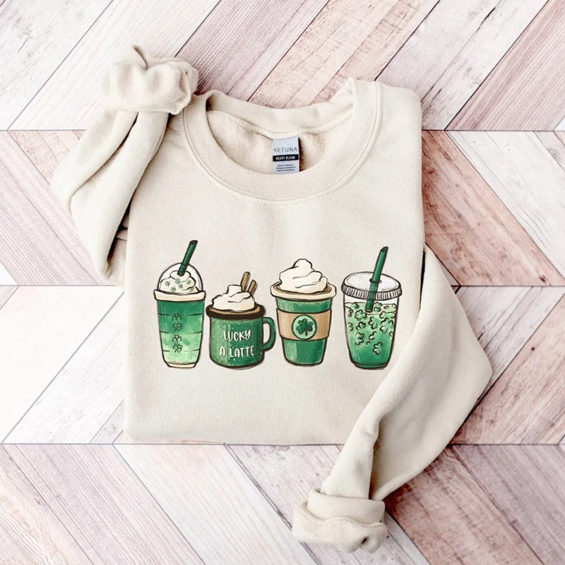 Shamrock Sweatshirt, St Patricks Day Sweatshirt