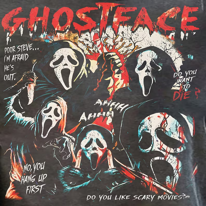 Ghostface Vintage Halloween TShirt