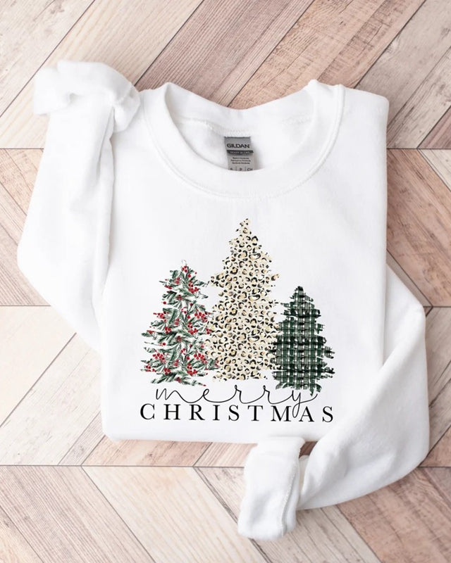 Merry Christmas Sweatshirt Womens Christmas Crewneck