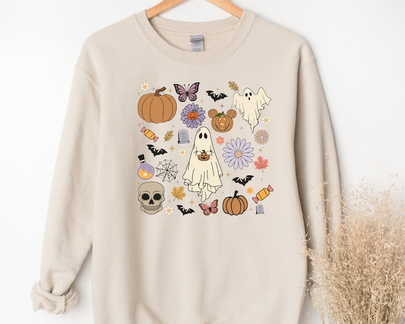 Halloween Spooky Doodle Sweatshirt