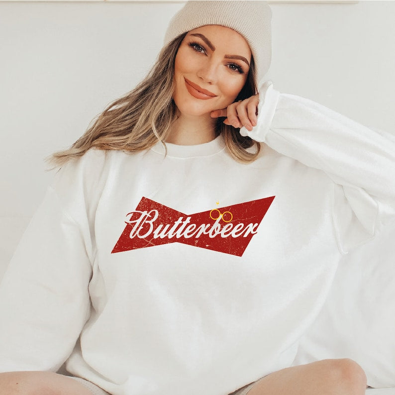 Retro Butterbeer Wizard Sweatshirt