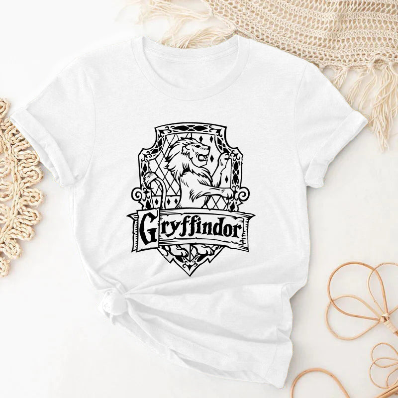 Hogwarts School Casual Short Sleeve T-shirt