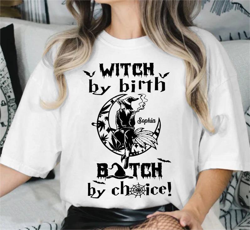 Smoking Witch On The Moon