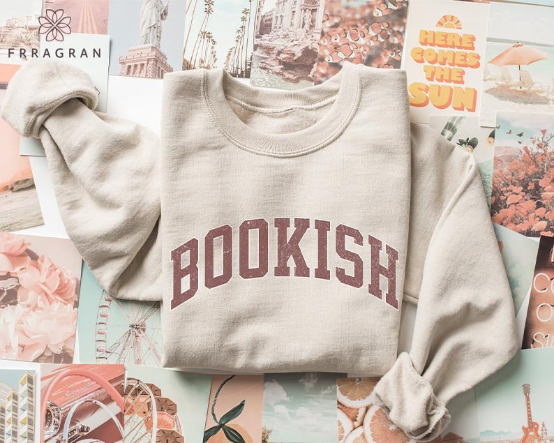 Bookish Letter Print Sweatshirt