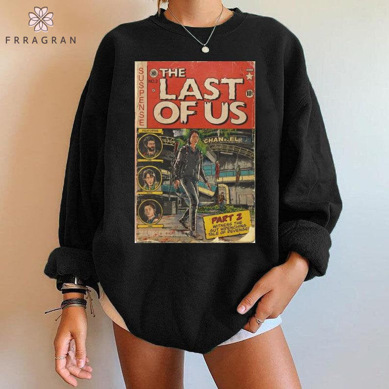 The Last Of Us Comic Art Vintage Sweatshirt