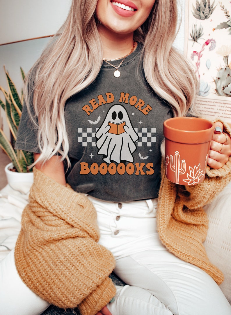 Read More Books Spooky Teacher Ghost T-shirt