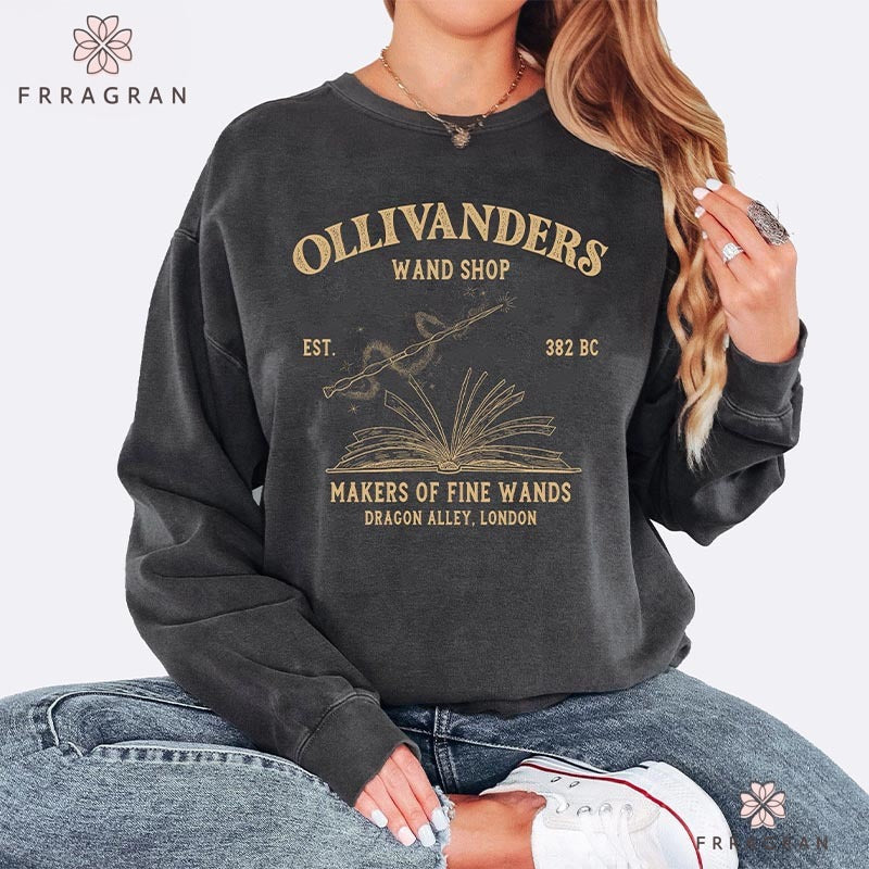 Ollivanders Wand Shop Magic Wizard Sweatshirt