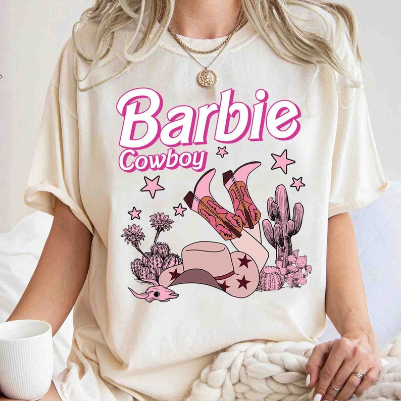 Cowboy Barbie Cute T-shirt