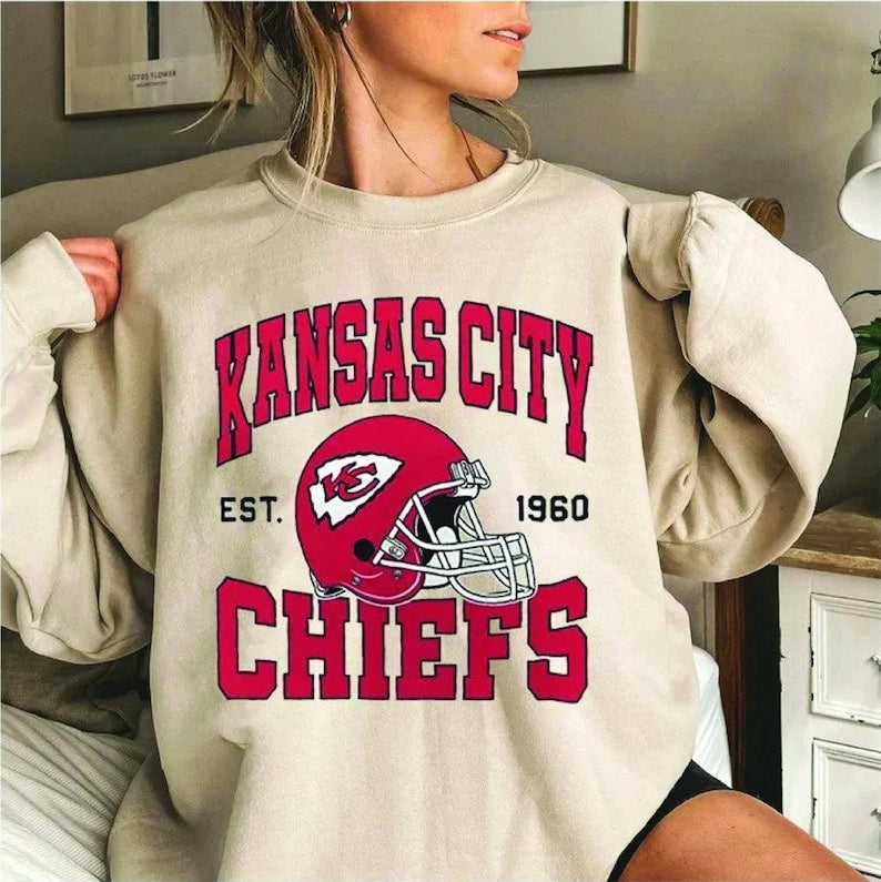 Football Vintage Crewneck Sweatshirt