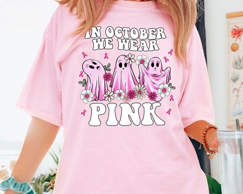 Cute Boo Breast Cancer T-shirt