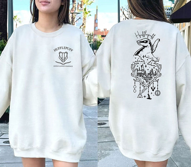 Hufflepuff Magic Wizard School Sweatshirt