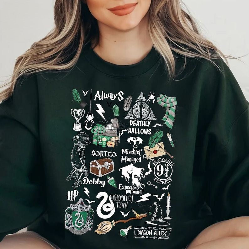Hogwarts House Magic World Sweatshirt