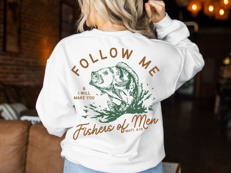 Fishers of Men Retro Faith Sweatshirt