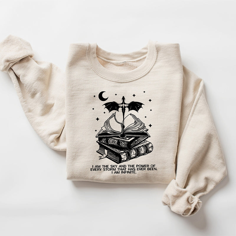 I Am The Sky Fourth Wing Bookish Sweatshirt